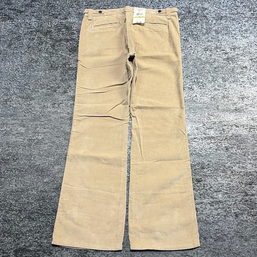 NWT Polo Jeans Ralph Lauren Kelly‎ Corduroy Pants Womens 14 (36x32) Tan Bootcut
